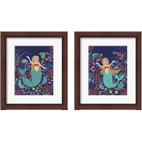 Framed 'Water Queen 2 Piece Framed Art Print Set' border=