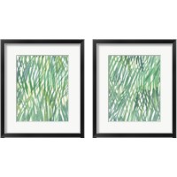 Framed 'Just Grass 2 Piece Framed Art Print Set' border=