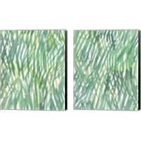 Framed 'Just Grass 2 Piece Canvas Print Set' border=