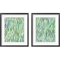 Framed 'Just Grass 2 Piece Framed Art Print Set' border=