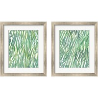 Framed 'Just Grass 2 Piece Framed Art Print Set' border=