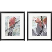 Framed 'Tropic Parrot 2 Piece Framed Art Print Set' border=