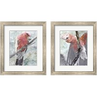 Framed 'Tropic Parrot 2 Piece Framed Art Print Set' border=