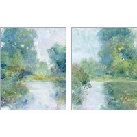 Framed Tranquil Stream 2 Piece Art Print Set