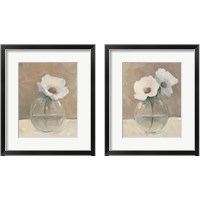 Framed 'Glass Globe Still Life 2 Piece Framed Art Print Set' border=