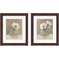 Framed 'Glass Globe Still Life 2 Piece Framed Art Print Set' border=