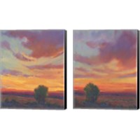 Framed Fire in the Sky 2 Piece Canvas Print Set