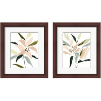 Framed Lily Abstracted 2 Piece Framed Art Print Set