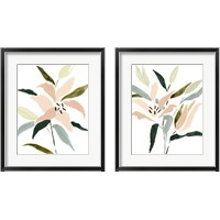 Framed Lily Abstracted 2 Piece Framed Art Print Set