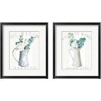 Framed 'Floursack Home Cottage 2 Piece Framed Art Print Set' border=