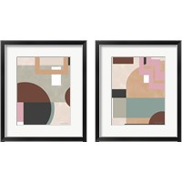 Framed 'Soft Modern 2 Piece Framed Art Print Set' border=