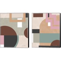 Framed Soft Modern 2 Piece Canvas Print Set