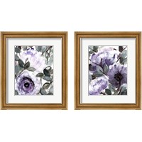 Framed 'Farmhouse Bush Purple 2 Piece Framed Art Print Set' border=