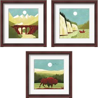 Framed Great Outdoors 3 Piece Framed Art Print Set