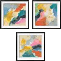 Framed 'Daydream  3 Piece Framed Art Print Set' border=