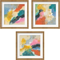 Framed 'Daydream  3 Piece Framed Art Print Set' border=