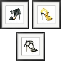 Framed Glitz and Glam 3 Piece Framed Art Print Set