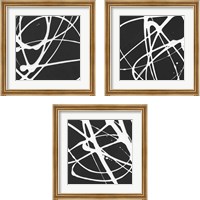 Framed 'Tumbling Down 3 Piece Framed Art Print Set' border=