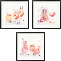 Framed Classy Cocktails 3 Piece Framed Art Print Set