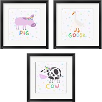 Framed Animal Spots 3 Piece Framed Art Print Set