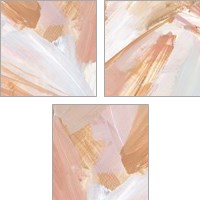 Framed Pink Vanilla 3 Piece Art Print Set