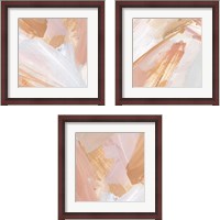 Framed Pink Vanilla 3 Piece Framed Art Print Set