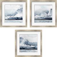 Framed 'Passing Rain Storm 3 Piece Framed Art Print Set' border=