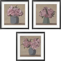 Framed Spring Vase 3 Piece Framed Art Print Set