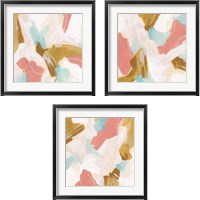 Framed 'Flight Path 3 Piece Framed Art Print Set' border=