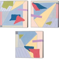 Framed 'Radiant Light 3 Piece Canvas Print Set' border=