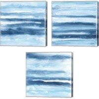 Framed 'Stripes 3 Piece Canvas Print Set' border=