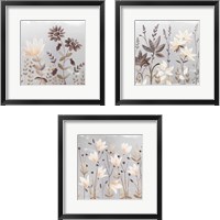 Framed Soft Nature Cream 3 Piece Framed Art Print Set