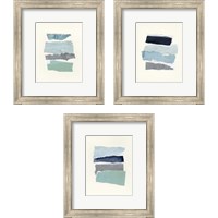 Framed Seaside Color Study 3 Piece Framed Art Print Set
