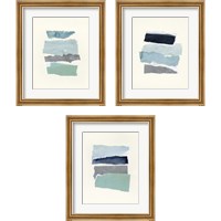Framed Seaside Color Study 3 Piece Framed Art Print Set