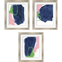 Framed 'Dream Cycle 3 Piece Framed Art Print Set' border=