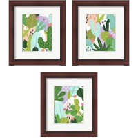 Framed Party Plants 3 Piece Framed Art Print Set