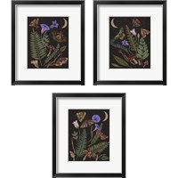 Framed 'Dark Forest 3 Piece Framed Art Print Set' border=