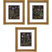 Framed 'Dark Forest 3 Piece Framed Art Print Set' border=