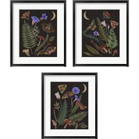 Framed 'Dark Forest 3 Piece Framed Art Print Set' border=