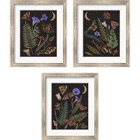Framed 'Dark Forest 3 Piece Framed Art Print Set' border=