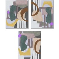 Framed 'City Shades 3 Piece Art Print Set' border=