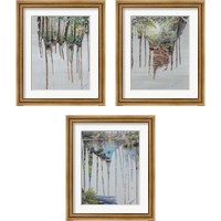 Framed 'Memories  3 Piece Framed Art Print Set' border=