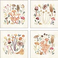 Framed Fungi Field Trip 4 Piece Art Print Set