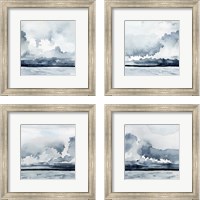 Framed Passing Rain Storm 4 Piece Framed Art Print Set