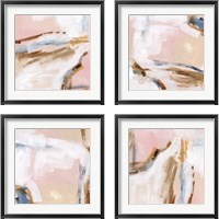 Framed Salt Flat Tracks 4 Piece Framed Art Print Set