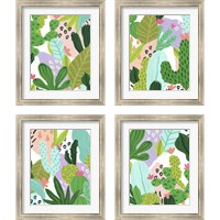 Framed Party Plants 4 Piece Framed Art Print Set