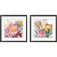 Framed 'Petal Passion 2 Piece Framed Art Print Set' border=