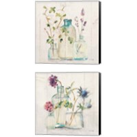 Framed 'Blossoms  2 Piece Canvas Print Set' border=