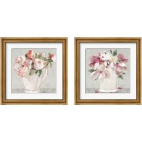 Framed Cottage Bouquet 2 Piece Framed Art Print Set