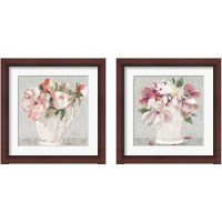 Framed Cottage Bouquet 2 Piece Framed Art Print Set